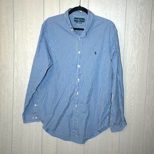 EUC Ralph Lauren Men's button down shirt 16 1/2